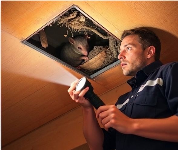 Possum Removal Service Officer